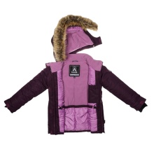 Kamik Winter Jacket Parka Katy (wind and waterproof, reflective) purple Children